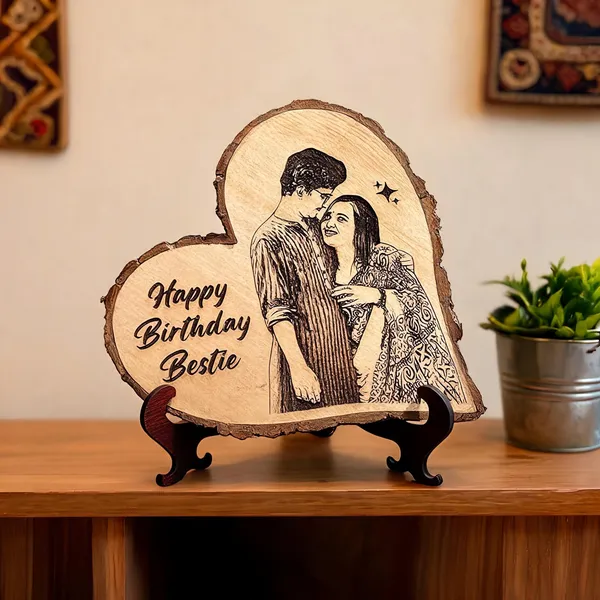 Customizable_Engraved_On_Wood_Photo_Frame_Heart_Shape