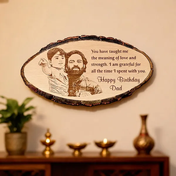 Customizable_Engraved_On_Wood_Photo_Frame_Oval_Shape