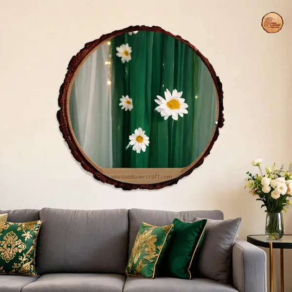 Customizable_Uv_Printed_Photo_Frame_Round_Shape_|_Engraved_On_Wood