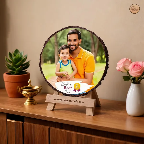 Customizable_Uv_Printed_Photo_Frame_Round_Shape_|_Engraved_On_Wood