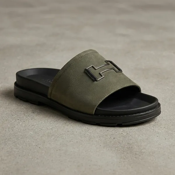 Stylish_Slip-On_Sandals_With_Metallic_H-Buckle_Detail