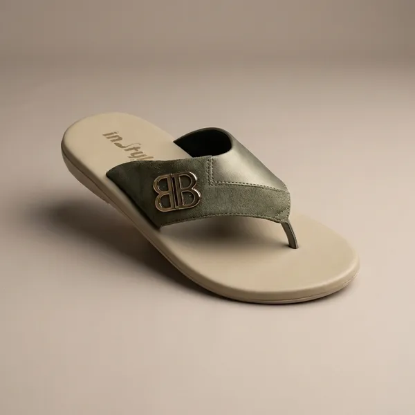 Stylish_Dark_Grey_Metallic_Embellished_Comfort_Flip_Flops