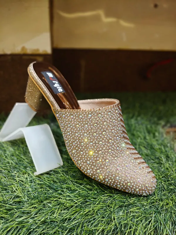 Glamorous_Gold_Rhinestone_Embellished_Block_Heel_Mule_Sandals