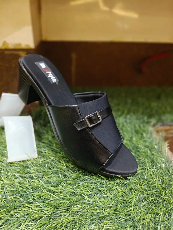 Black_Block-Heeled_Mules_With_Gold_Buckle_Detail