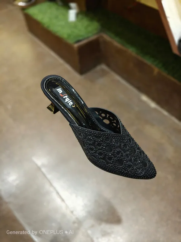 Black_Embellished_Kitten_Heel_Mules_For_Women