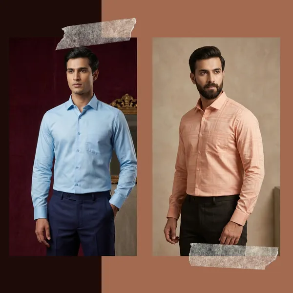 Men's_Light_Blue_And_Peach_Full_Sleeve_Formal_Shirt