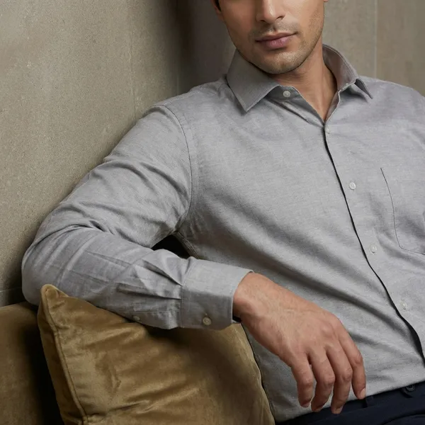 Men's_Formal_Long_Sleeve_Shirt_-_Light_Grey