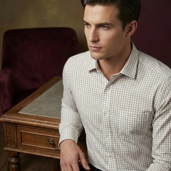 Men's_Checkered_Formal_Shirt_-_Full_Sleeves