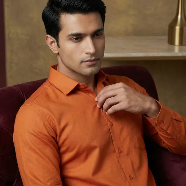 Men's_Formal_Orange_Full_Sleeve_Shirt