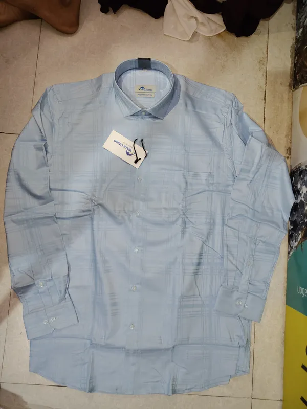 Men's_Formal_Long_Sleeve_Shirt_-_Light_Grey_And_Light_Blue