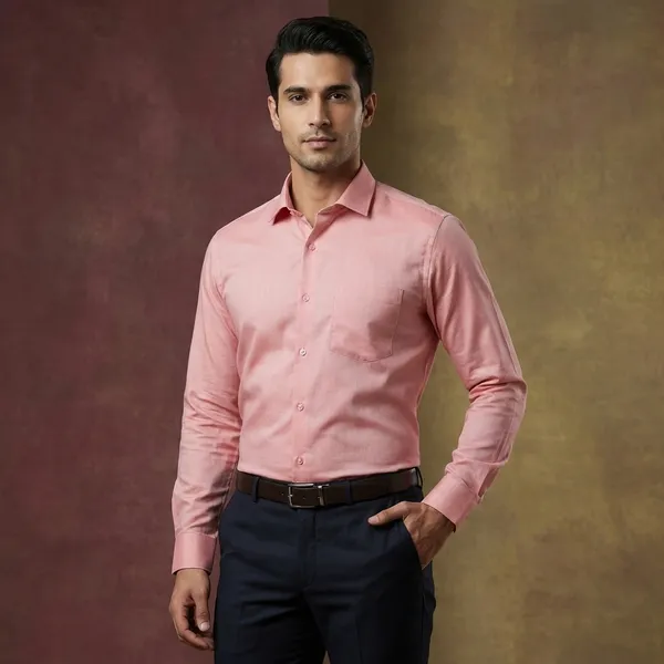 Men's_Formal_Long_Sleeve_Shirt_-_Light_Blue_And_Pink