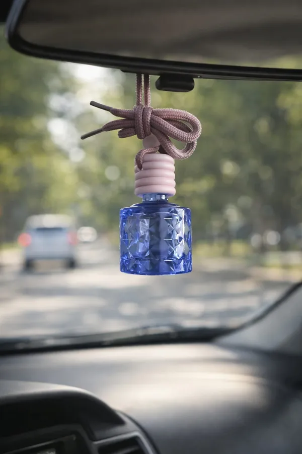 Hanging_Car_Perfume_Bottle_-Blue