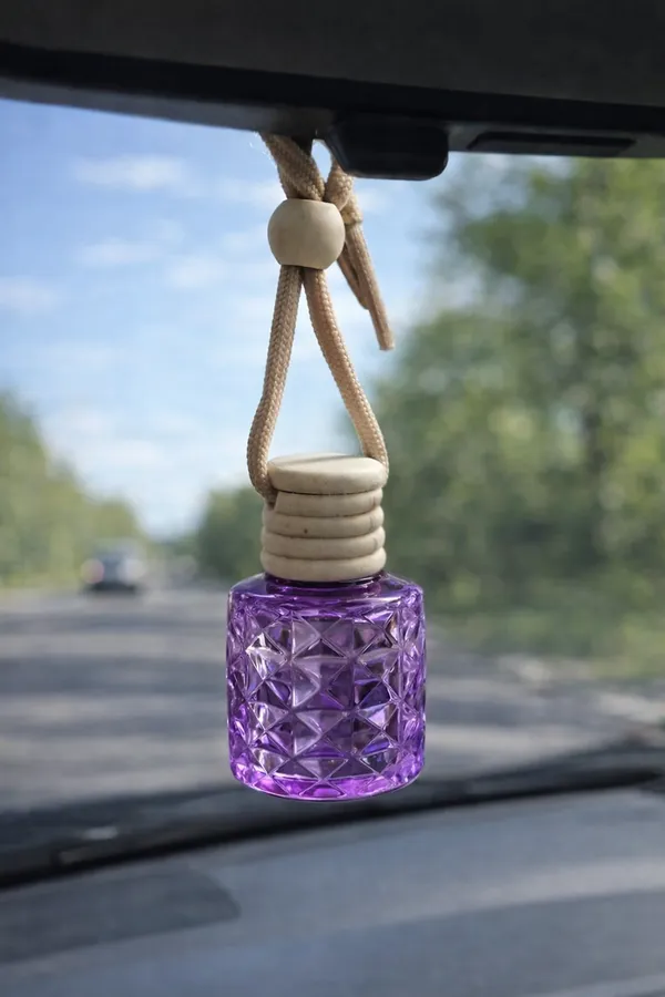 Hanging_Car_Perfume_Bottle_-Purple