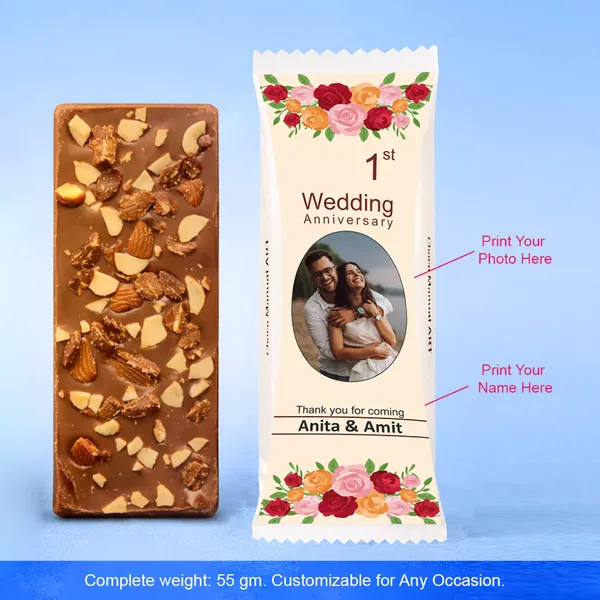 Customized_1_St_Wedding_Anniversary_Chocolate_Bar_With_Photo_And_Name_Printing