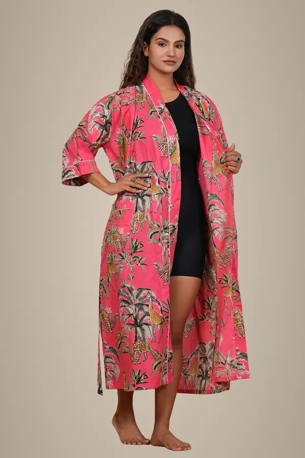 Pink_Tropical_Print_Kimono_Robe