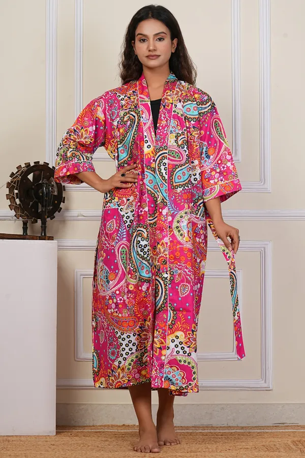 Pink_Tropical_Print_Kimono_Robe_With_Belt