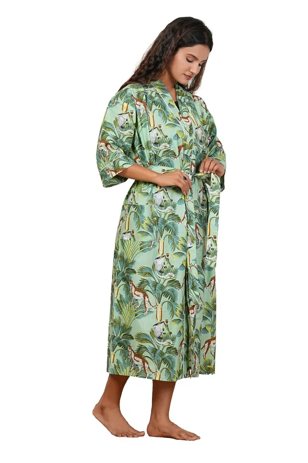 Tropical_Jungle_Print_Kimono_Robe_-_Green