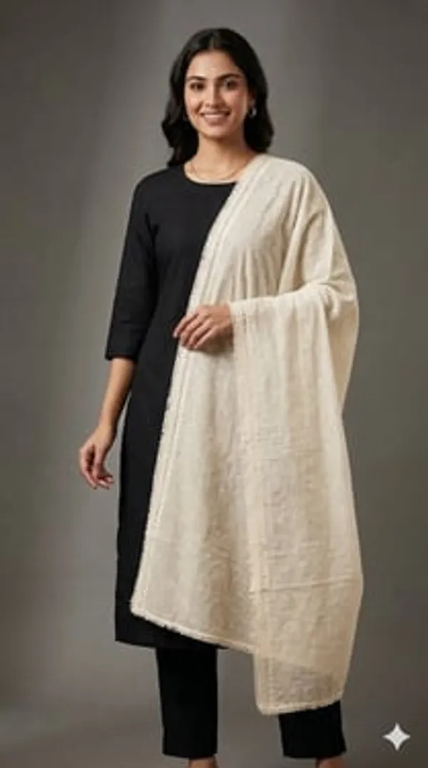 Ivory_Malmal_Cotton_Computer_Embroidery_Dupatta