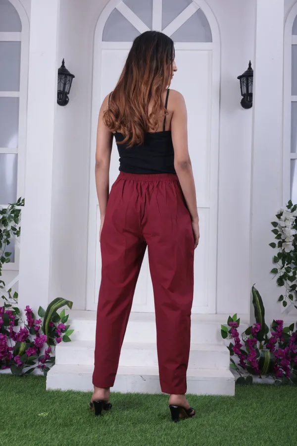 Red_Premium_Cotton_Nadi_Slim_Fit_Tapered_Pants