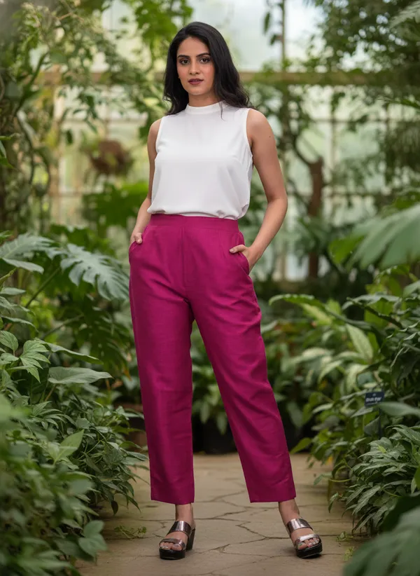 Pink_Premium_Cotton_Silk_Straight_Pant