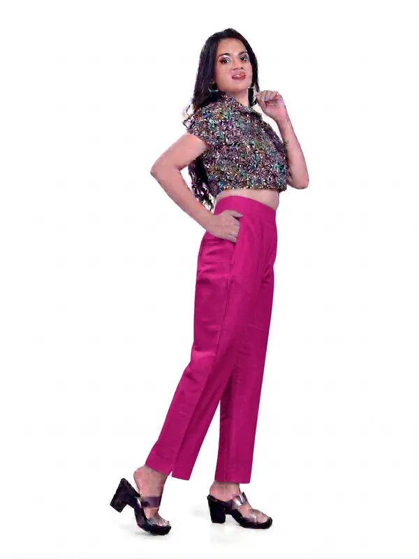 Pink_Premium_Cotton_Silk_Straight_Pant
