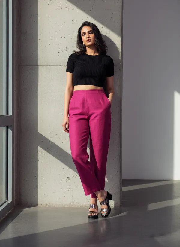 Pink_Premium_Cotton_Silk_Straight_Pant