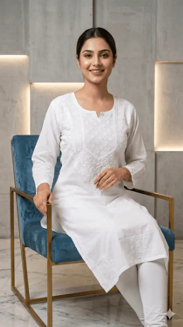 Pristine_White_Classic_White_Handcrafted_Lucknowi_Chikankari_Kurti