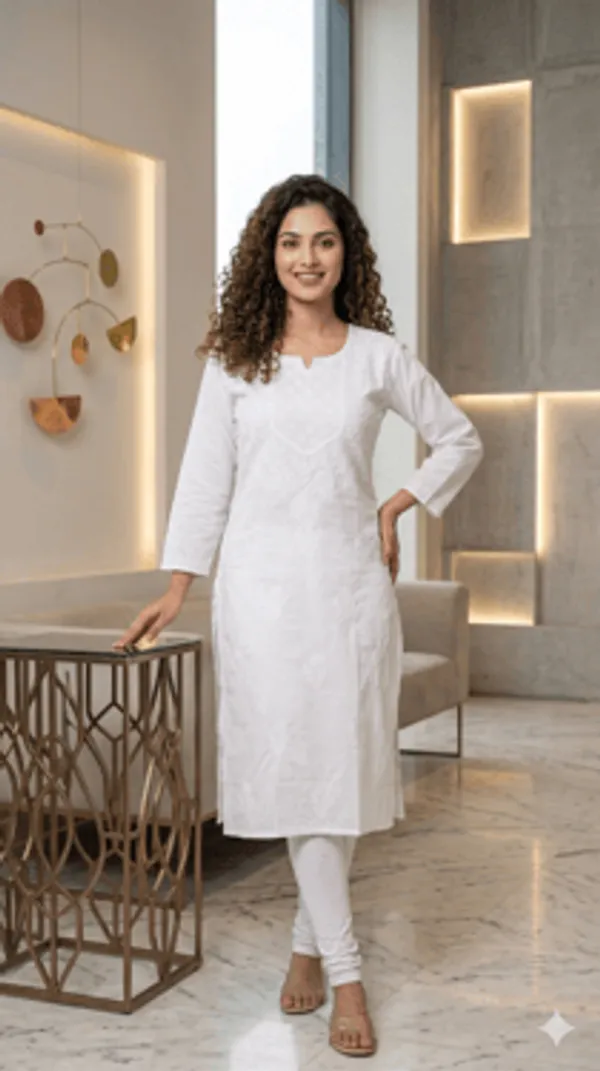 Pristine_White_Classic_White_Handcrafted_Lucknowi_Chikankari_Kurti