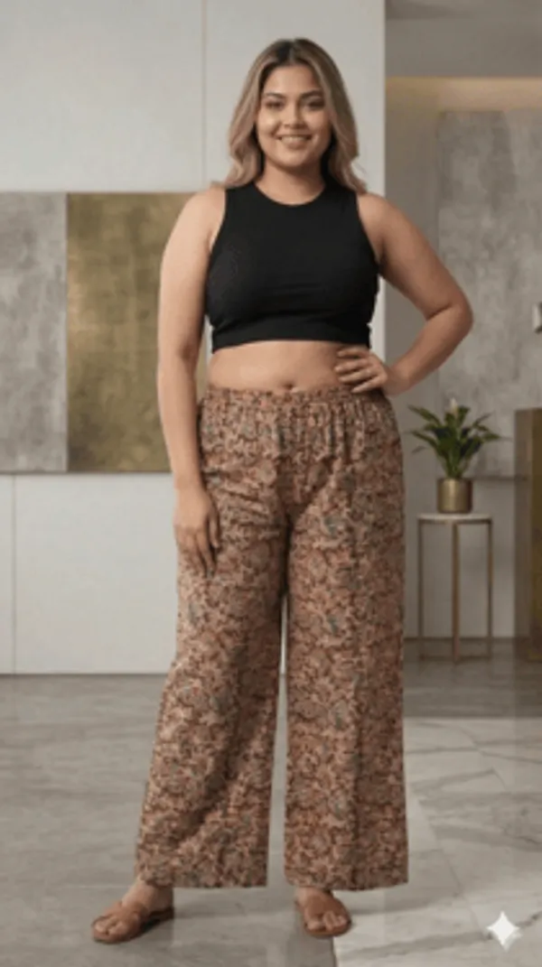 Multicolor_Traditional_Kalamkari_Gamthi_Wide_Leg_Palazzo