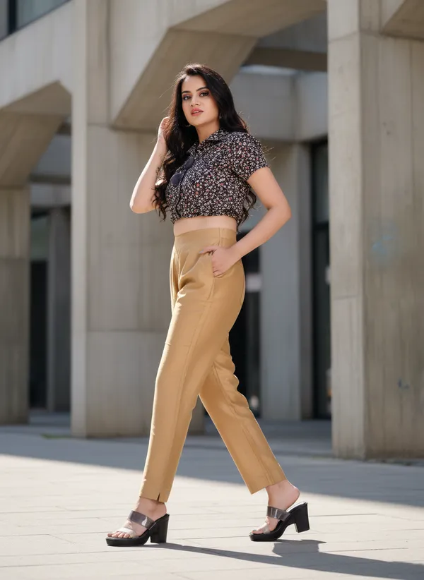 Golden_Premium_Cotton_Silk_Straight_Pant