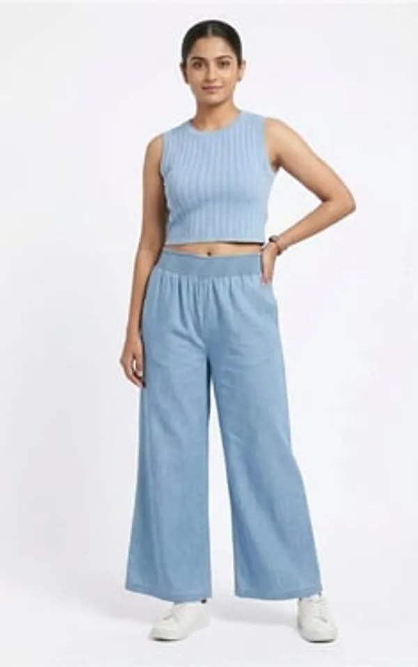 Light_Sky_Premium_Cotton_Denim_Wide_Leg_Palazzo