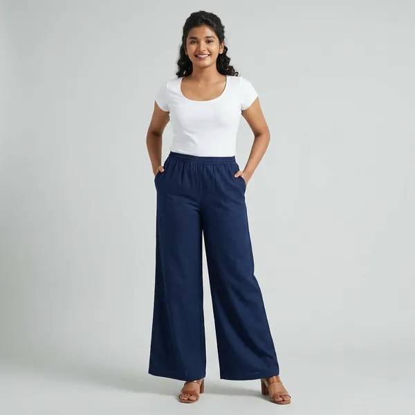 Blue_Women_Premium_Rayon_Wide_Leg_Palazzo