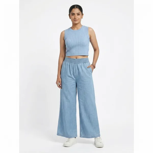 Light_Sky_Premium_Cotton_Denim_Wide_Leg_Palazzo