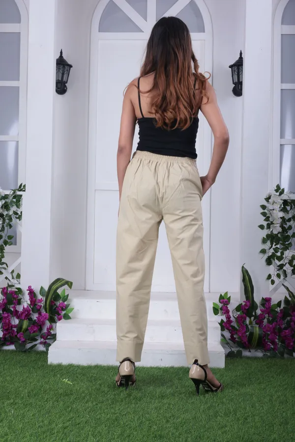 Beige_Premium_Cotton_Nadi_Slim_Fit_Tapered_Pants