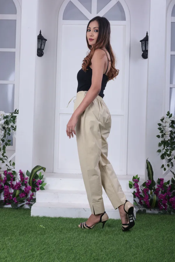 Beige_Premium_Cotton_Nadi_Slim_Fit_Tapered_Pants