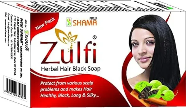 Jiyo_Fresh_Zulfi_Herbal_Hair_Black_Soap_100G_Pack_Of_6