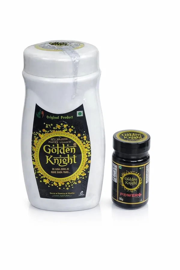 Golden_Knight_Natural_Stamina_And_Immunity_Booster_Prash_1Kg_Golden_Knight_Power_Plus_Capsules_10_Male_Performance_Enhancement_Supplement