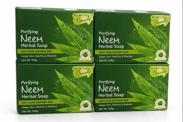 Neem_Herbal_Soap_Anti_Acne_Bathing_Bar_100G_Pack_Of_6