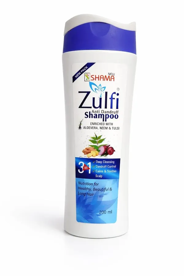 Zulfi_Anti_Dandruff_Shampoo_With_Aloe_Vera_Neem_And_Tulsi_200Ml_Pack_of_2