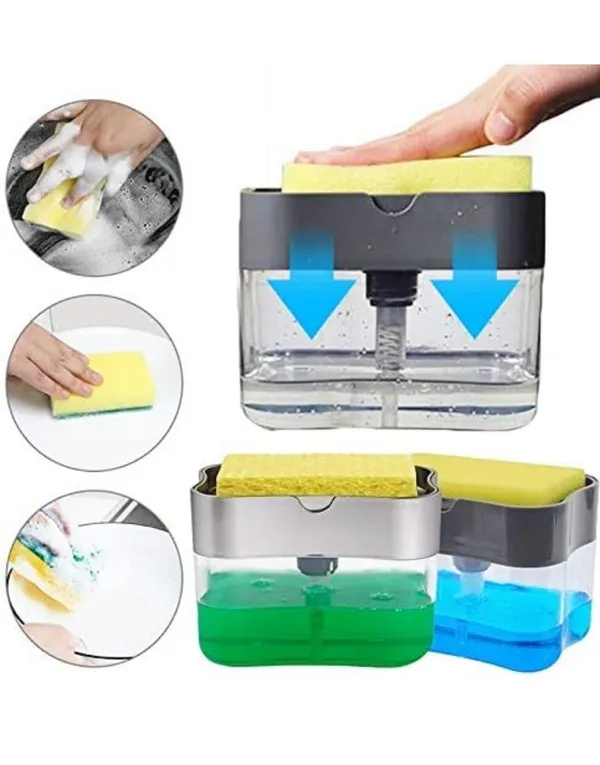 Soap_Dispenser_2_In_1_For_Bathroom_Accessories_Dishwasher_Liquid_Holder_Liquid_Dispenser_Pump_400_Ml_With_Sponge_Holder_Kitchen_Sink_Accessories_Items_Pack_of_2
