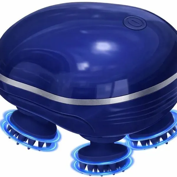 Electric_Scalp_Massager_For_Head_Body_Rechargeable_4_Head_Silicone_Kneading_Massager_Blue