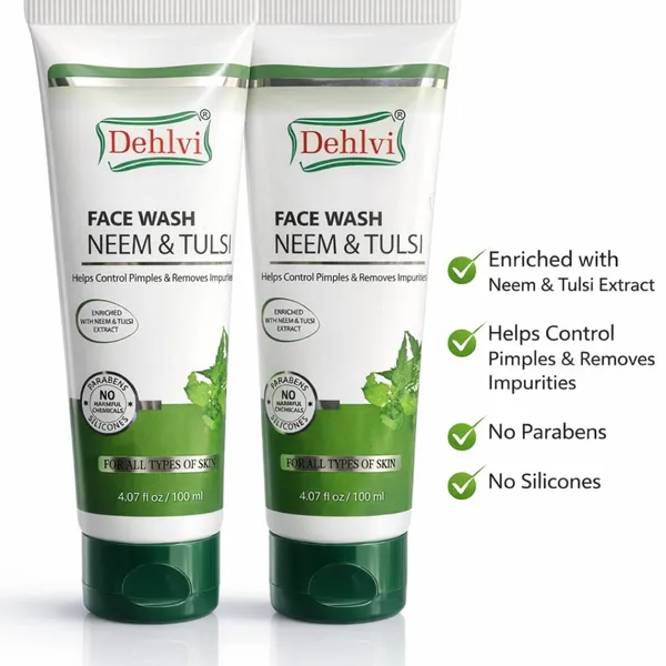Neem_Tulsi_Face_Wash_100Gm_Pack_Of_4
