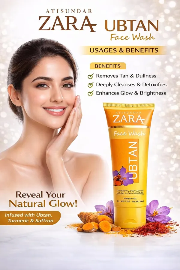 Ubtan_Natural_Glow_Face_Wash_With_Turmeric_Saffron_For_All_Skin_Type_For_Men_Women_100_Ml_Pack_of_2