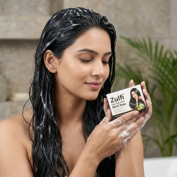 Jiyo_Fresh_Zulfi_Herbal_Hair_Black_Soap_100G_Pack_Of_6