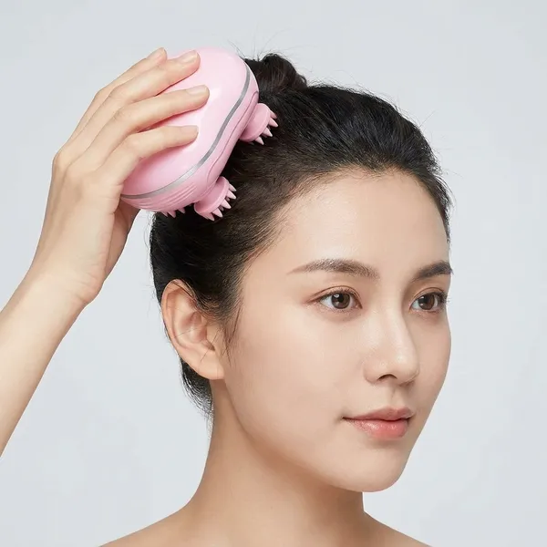 Electric_Scalp_Massager_For_Head_Body_Rechargeable_4_Head_Silicone_Kneading_Massager_Pink