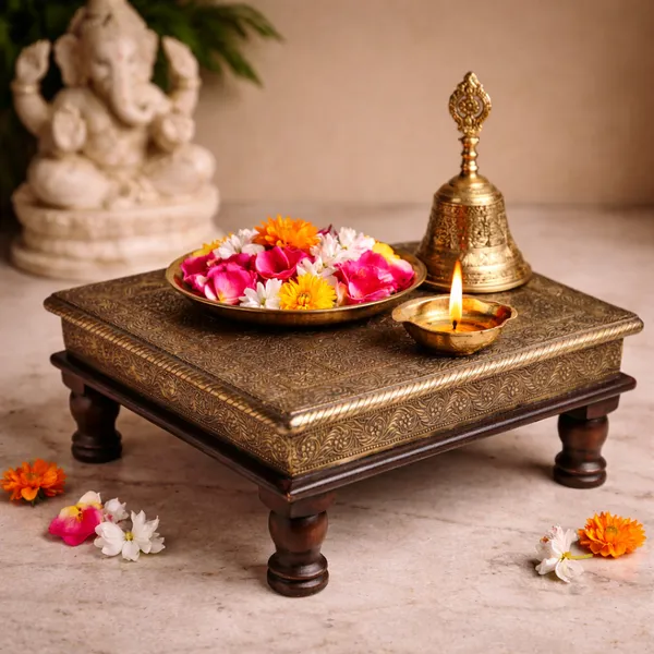 Brass_Wood_And_Brass_Premium_Chowki_Bajot_For_Home_Decor