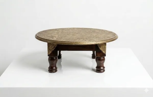 Brass_Wood_And_Brass_Premium_Chowki_Bajot_For_Home_Decor