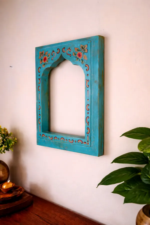 Rustic_Torqouise_Wooden_Premium_Jarokha_And_Frames_For_Home_Decor