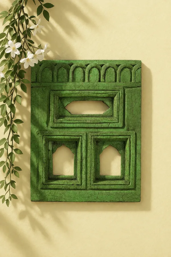 Rustic_Green_Wooden_Premium_Jarokha_And_Frames_For_Home_Decor