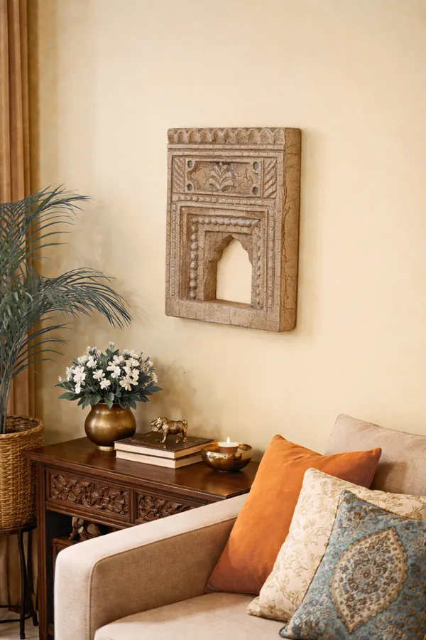 White_Wooden_Premium_Jarokha_And_Frames_For_Home_Decor